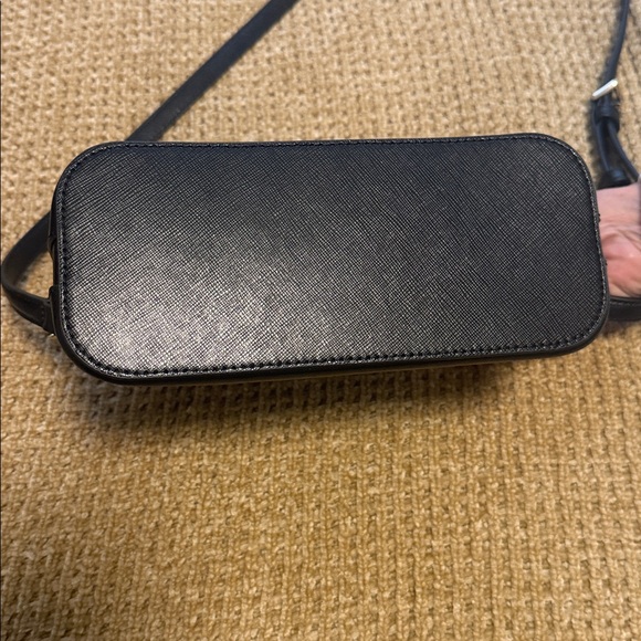 kate spade Black Crossbody Dome Bag with Gold Logo - Picture 4 of 5